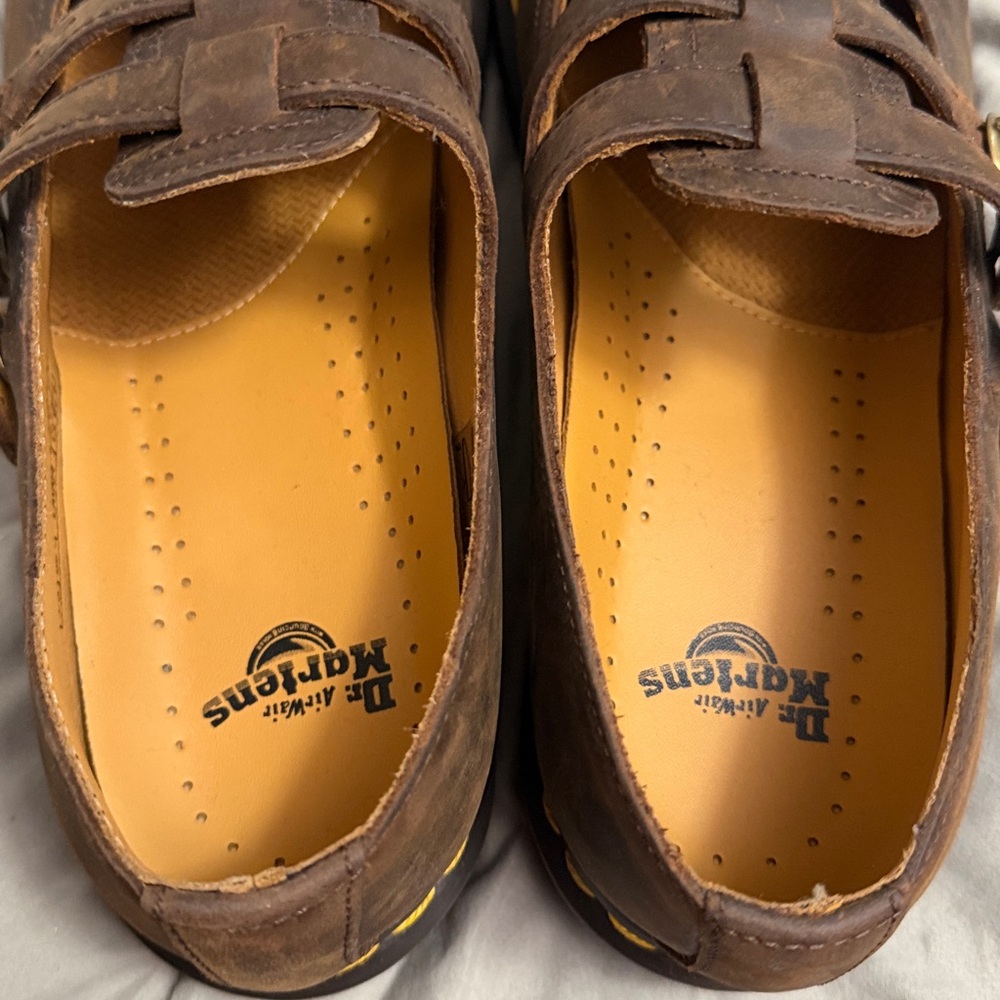 Dr. Martens 8065 Crazy Horse Leather Mary Jane Shoes - Picture 7 of 11